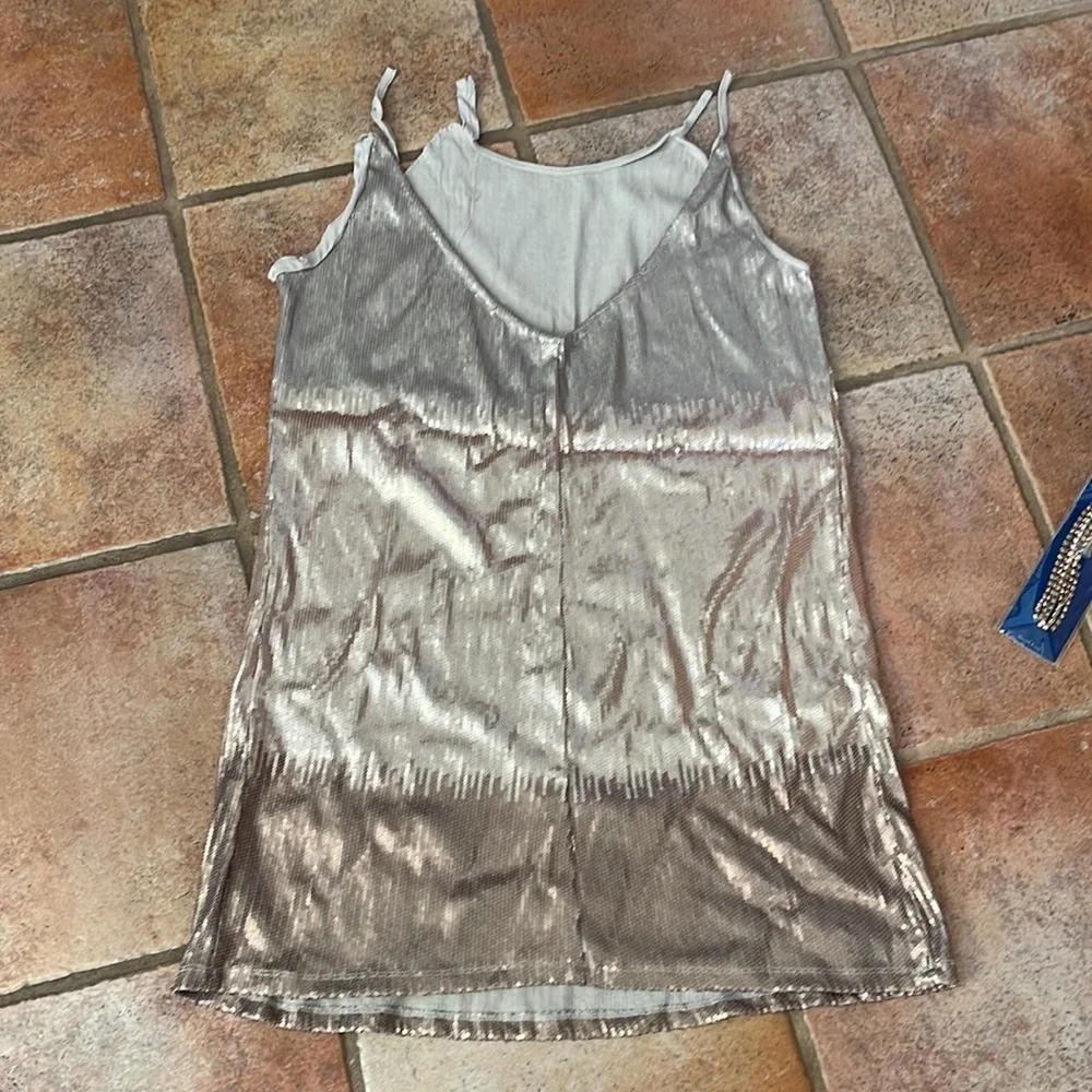 FREE PEOPLE SEQUIN PROJECT DRESS - Picture 3 of 4